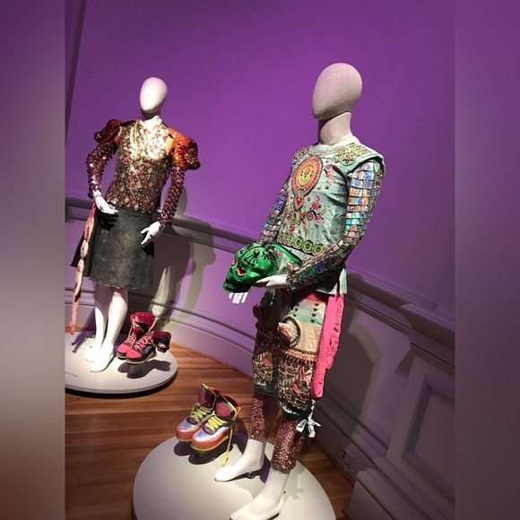 HANDCRAFTED Colorful Patterned Outfit photography print by me NWT - Picture 1 of 9